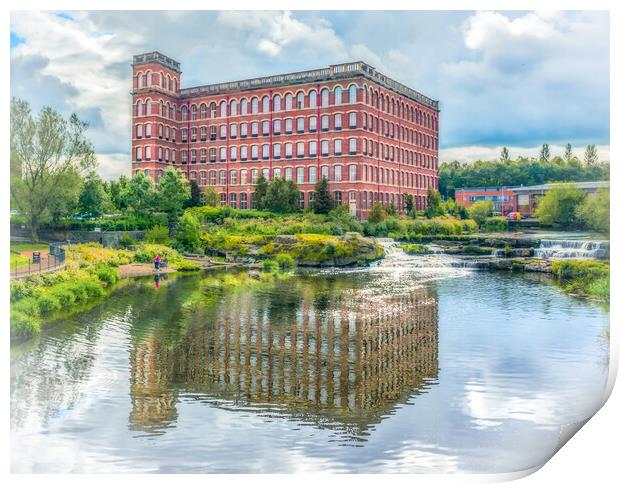 The Anchor Mill in Paisley Print by Tylie Duff Photo Art