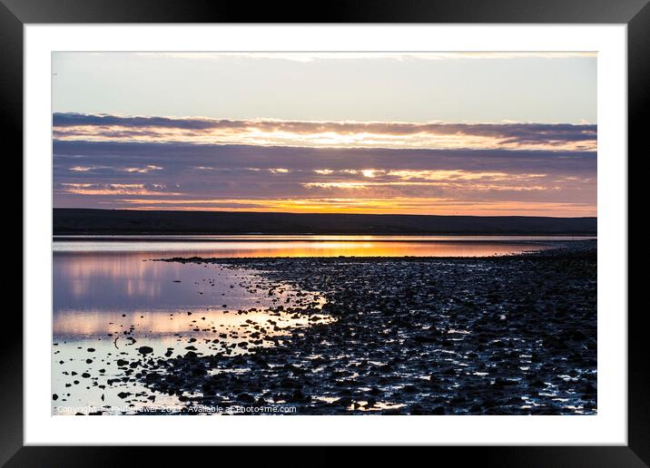 The Fleet at Sunset Framed Mounted Print by Paul Brewer