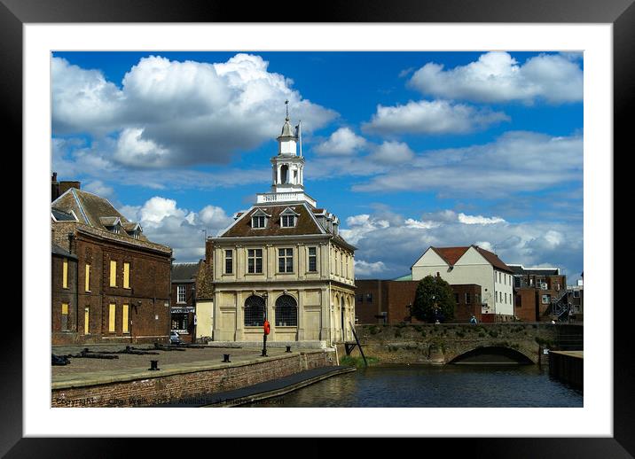 Customs House in Kings Lynn Framed Mounted Print by Clive Wells