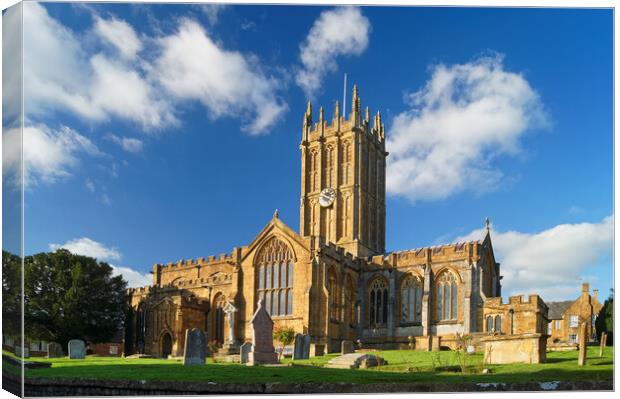 Church of St Mary, Ilminster, Somerset  Canvas Print by Darren Galpin