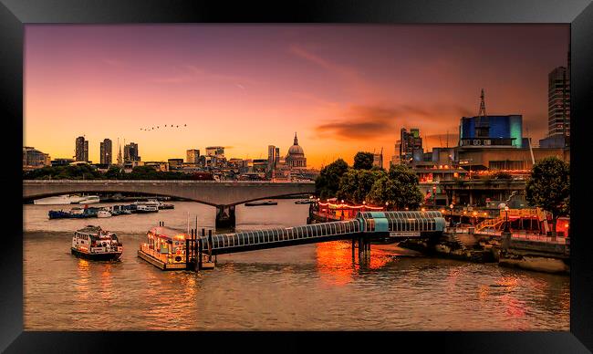 Southbank  Framed Print by Kevin Elias