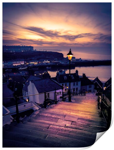 Whitby  Print by Kevin Elias