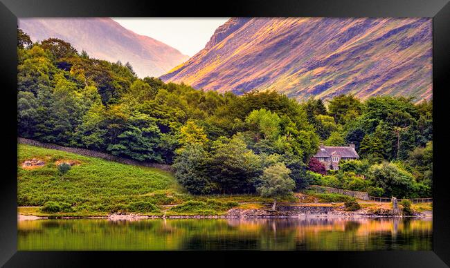Buttermere shores Framed Print by Kevin Elias