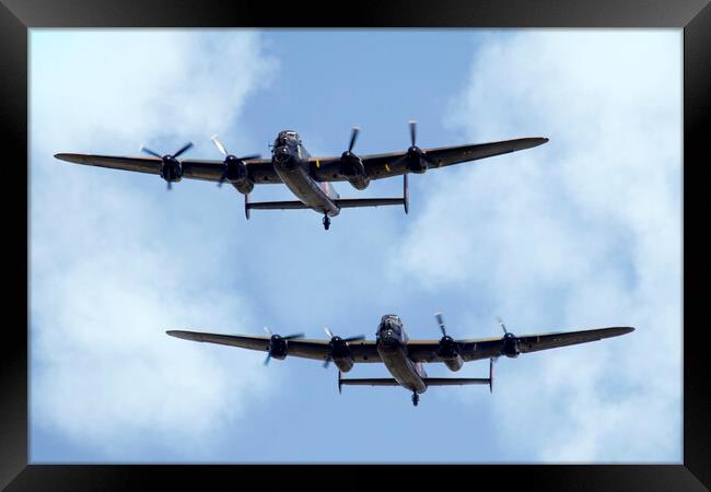 Lancaster Bombers Framed Print by J Biggadike