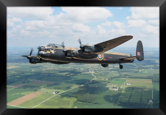 Lancaster Bomber - Leader Framed Print by J Biggadike