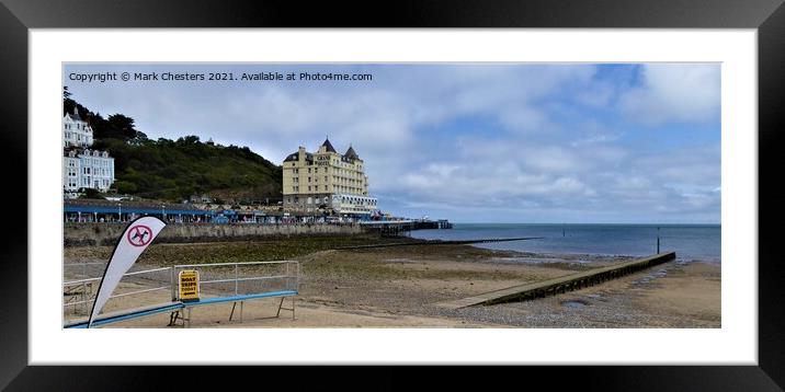 The Majestic Llandudno Pier Framed Mounted Print by Mark Chesters