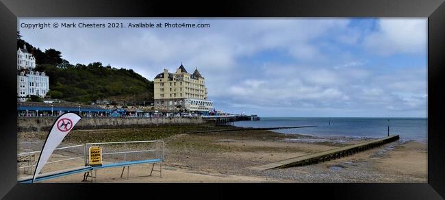 The Majestic Llandudno Pier Framed Print by Mark Chesters