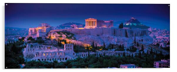 Athens, Greece Acrylic by Philip Enticknap