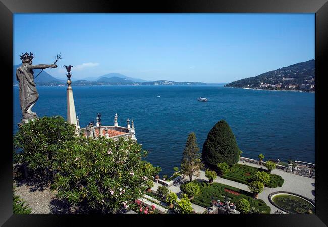 ISOLA  BELLA,.LAKE MAGGIORE.ITALY Framed Print by Philip Enticknap