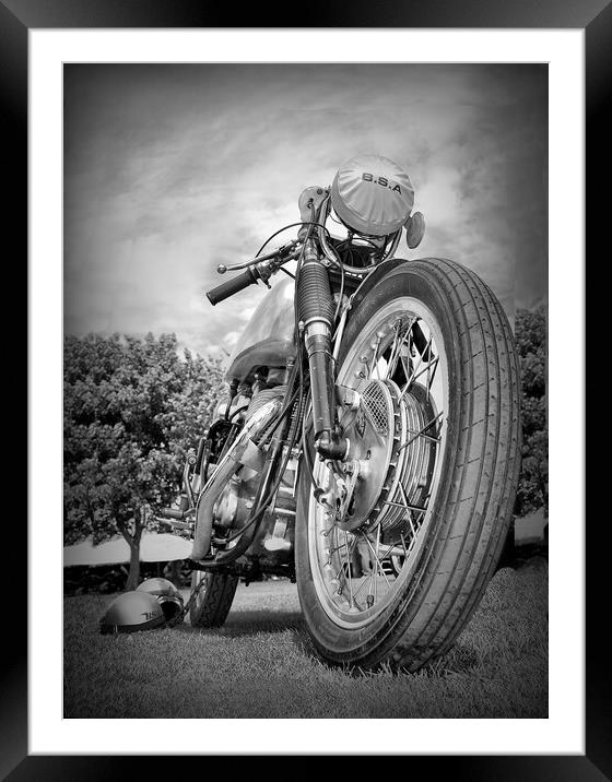 British cafe racer Framed Mounted Print by Jon Fixter