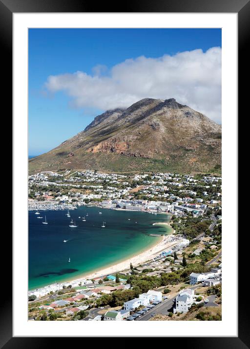 Simon's Town, South Africa Framed Mounted Print by Neil Overy
