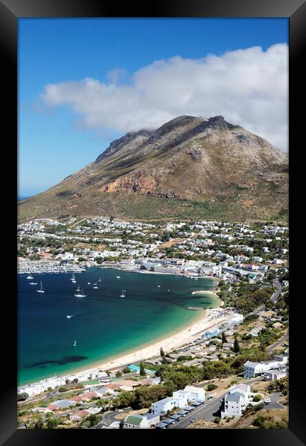 Simon's Town, South Africa Framed Print by Neil Overy
