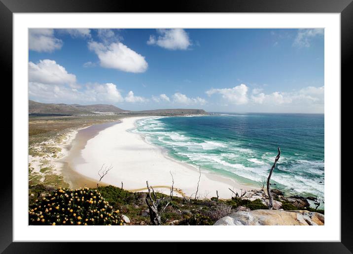 Noordhoek Beach, South Africa Framed Mounted Print by Neil Overy