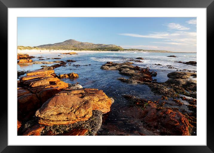 Scarborough Beach, South Africa Framed Mounted Print by Neil Overy