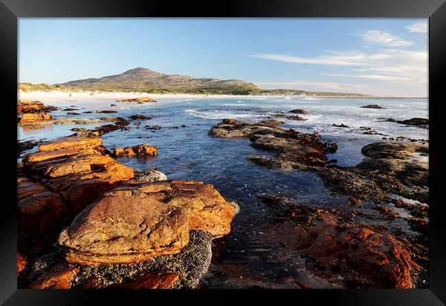 Scarborough Beach, South Africa Framed Print by Neil Overy