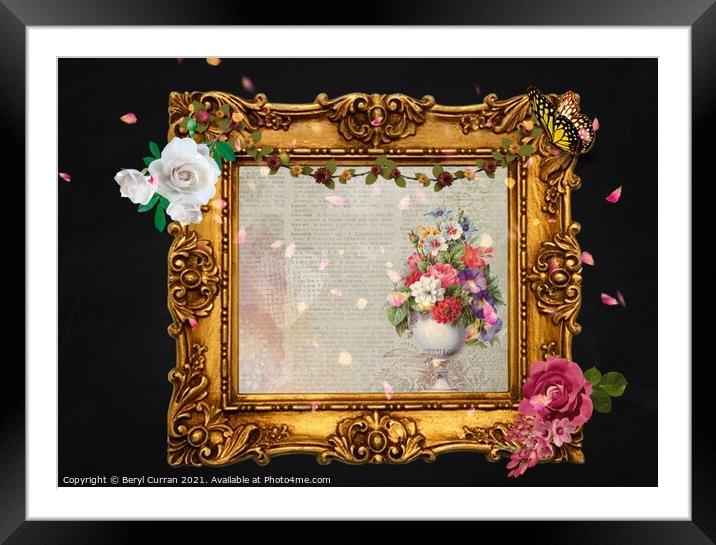 The Art of Love Framed Mounted Print by Beryl Curran