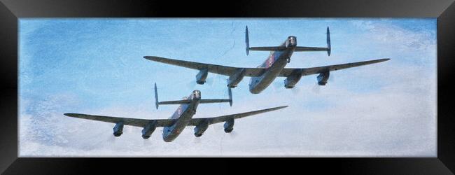 Lancaster bombers Framed Print by Allan Durward Photography