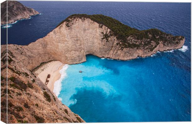 The Enigmatic Shipwreck Cove Canvas Print by Rory Trappe