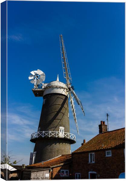 Bircham Windmill Canvas Print by Clive Wells