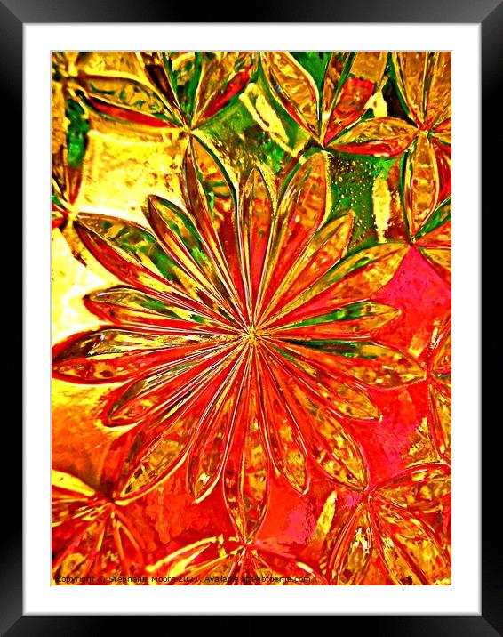 Abstract 10559 Framed Mounted Print by Stephanie Moore