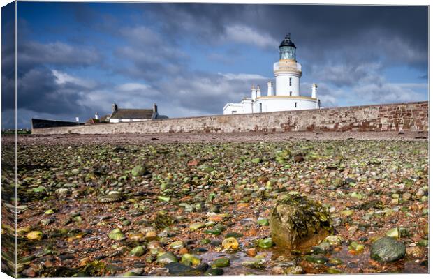 Chanonry Point Lighthouse - The Black Isle Canvas Print by John Frid
