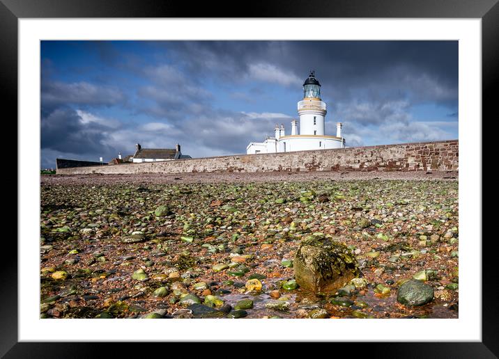 Chanonry Point Lighthouse - The Black Isle Framed Mounted Print by John Frid