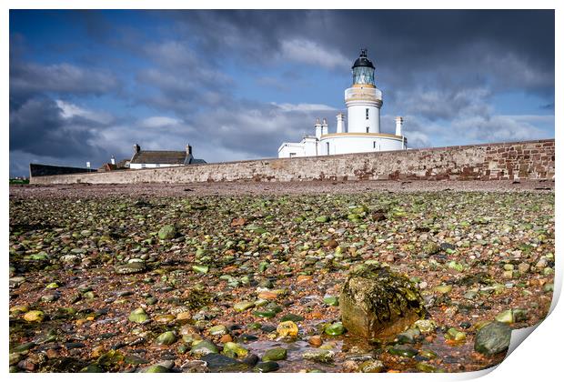 Chanonry Point Lighthouse - The Black Isle Print by John Frid