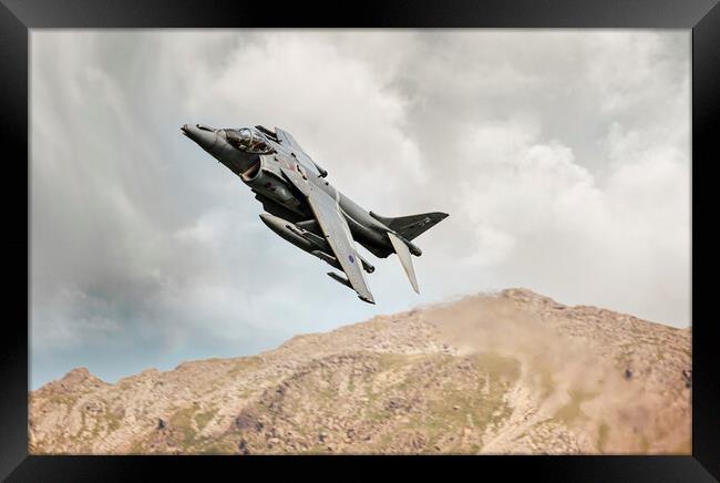RAF Harrier Framed Print by Rory Trappe