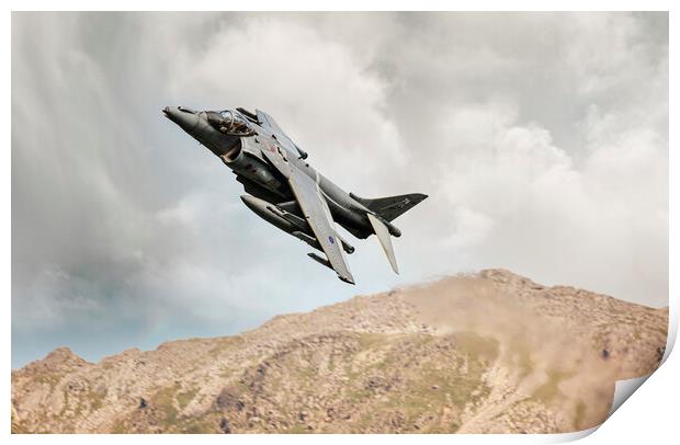 RAF Harrier Print by Rory Trappe