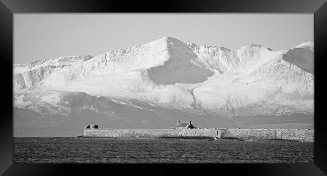 Saltcoats and Arran Framed Print by Allan Durward Photography