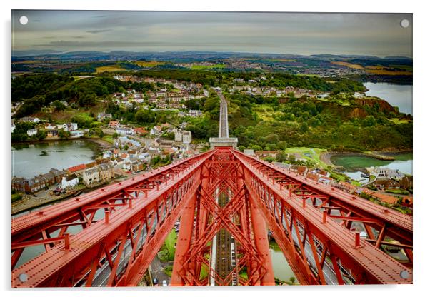 View from the Forth Bridge Acrylic by Keith Rennie