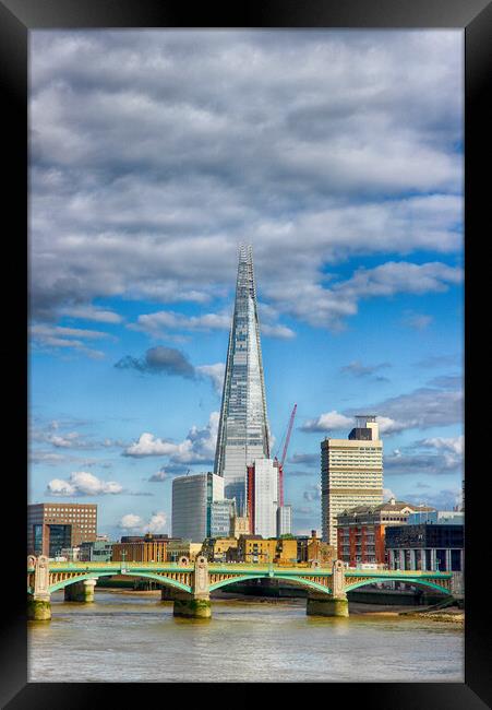 The Shard Framed Print by Keith Rennie