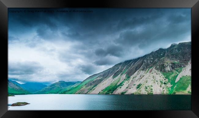 Wast Water Wasdale Valley The Lake District Framed Print by Greg Marshall