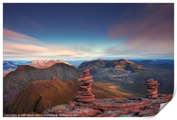 Torridon mountain view Print by Scotland's Scenery