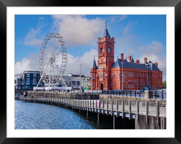 Cardiff Bay, Wales. Framed Mounted Print by Colin Allen