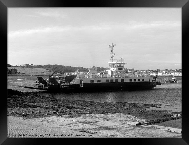 Strangford/portaferry Ferry Framed Print by Ciara Hegarty