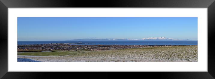 Arran and Troon Framed Mounted Print by Allan Durward Photography