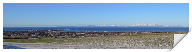 Arran and Troon Print by Allan Durward Photography