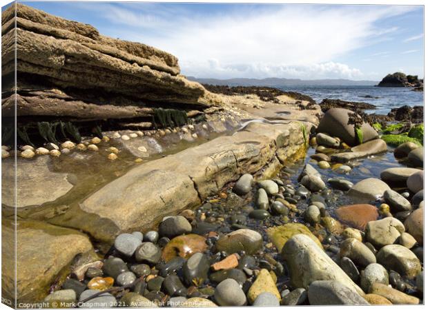 Rocky beach, Glasnakille, Elgol, Skye Canvas Print by Photimageon UK