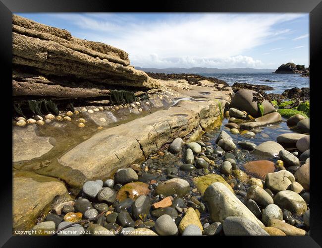 Rocky beach, Glasnakille, Elgol, Skye Framed Print by Photimageon UK
