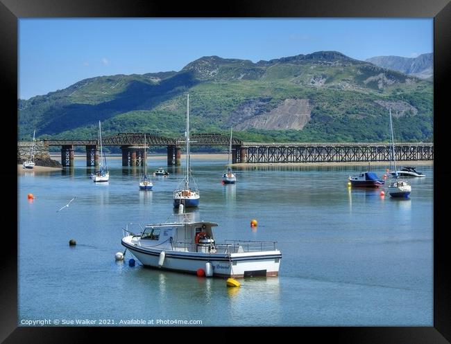 Barmouth Framed Print by Sue Walker