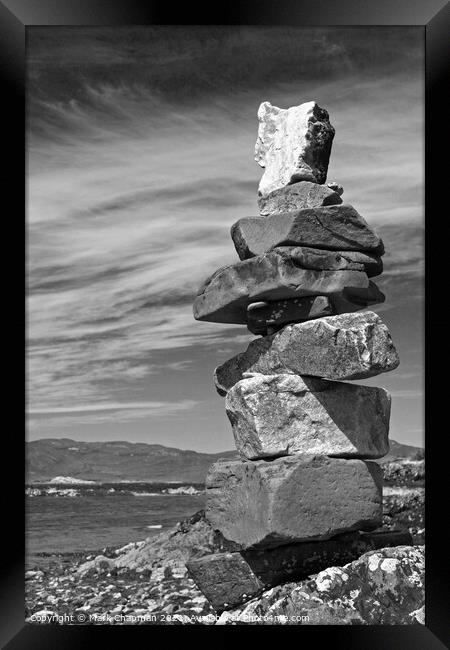 Balanced rock art Framed Print by Photimageon UK