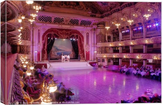 Blackpool Tower Ballroom Canvas Print by Ross McNeillie