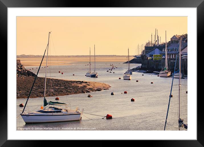 Majestic Snowdonia Overlooking Porthmadog Framed Mounted Print by Simon Marlow