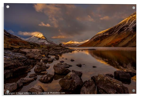 Wastwater Acrylic by Nigel Wilkins