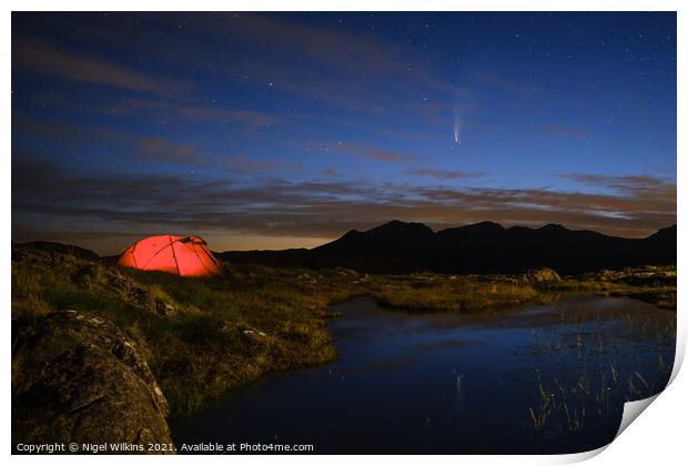 Under The Stars Print by Nigel Wilkins