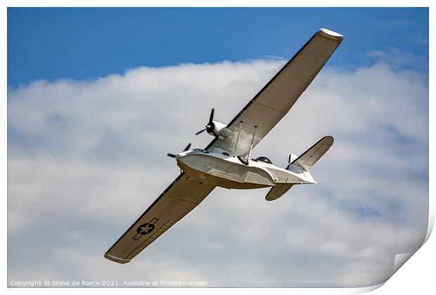 Consolidated PBY Catalina Print by Steve de Roeck