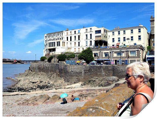 Ashcombe Point at Weston Super Mare. Print by john hill