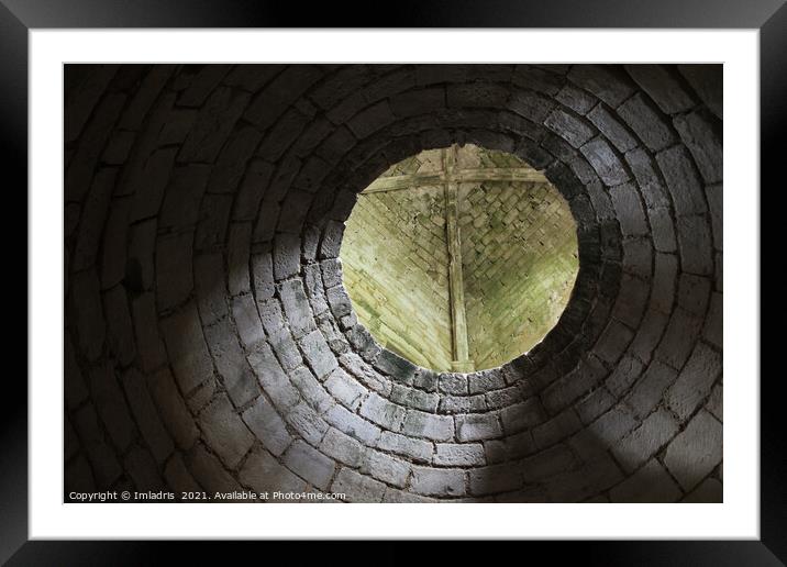 Medieval architecture abstract Framed Mounted Print by Imladris 