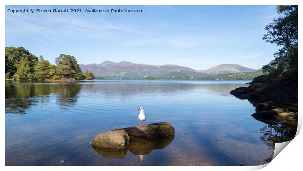 Derwent Water, Lake District, Cumbria Print by Steven Garratt